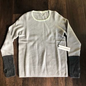 White and Warren 100% Cashmere Thermal Crew